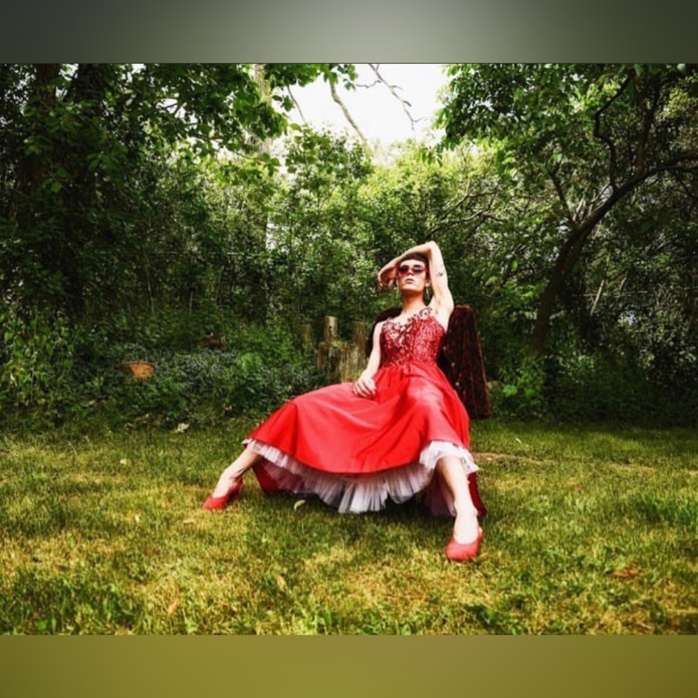 Vintage Mike Benêt Formal Gown